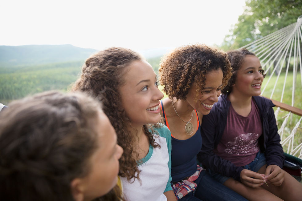 High angle view of a group participating in a healing workshop